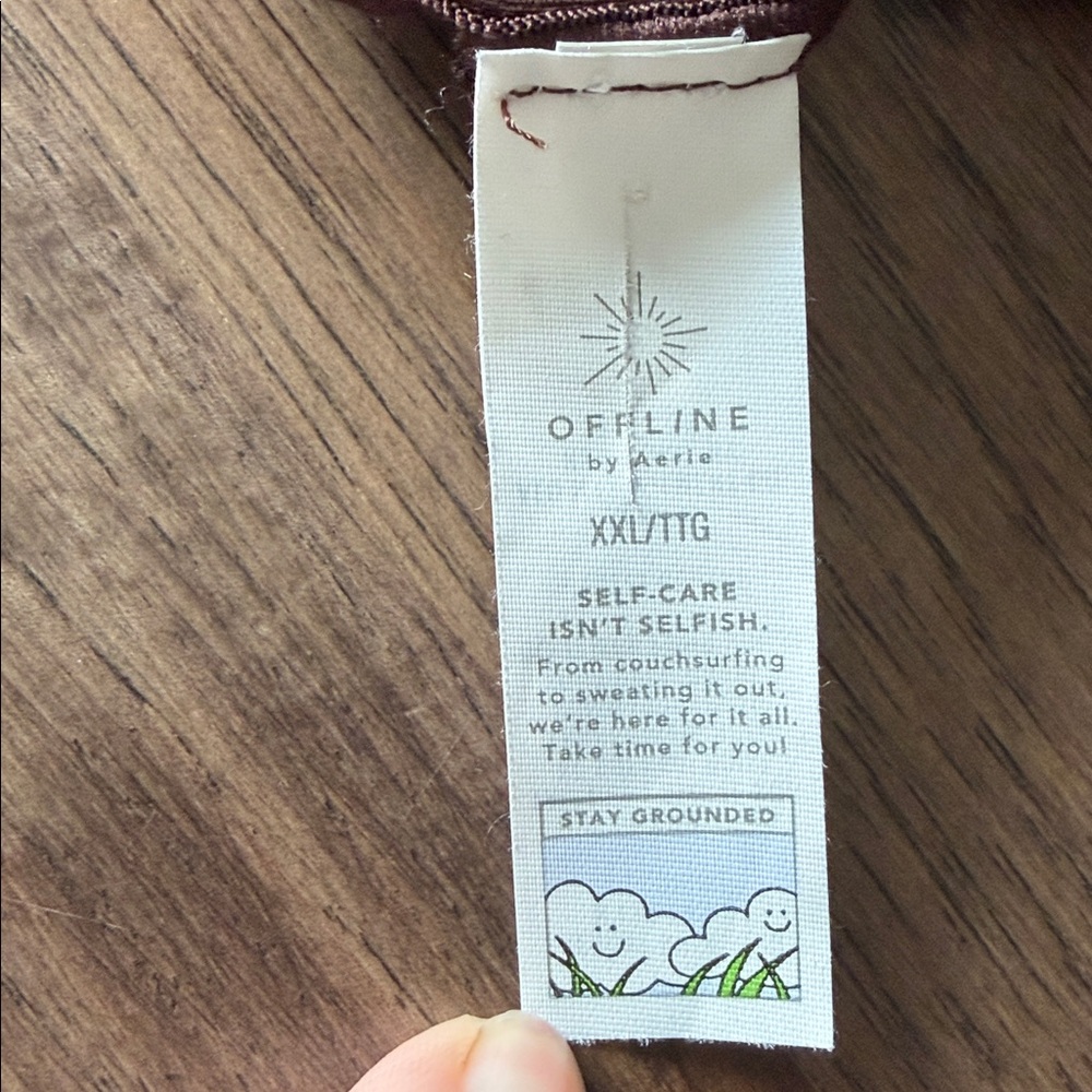 Offline by Aerie Women's XXL Cropped Brown Leggings - Picture 8 of 10